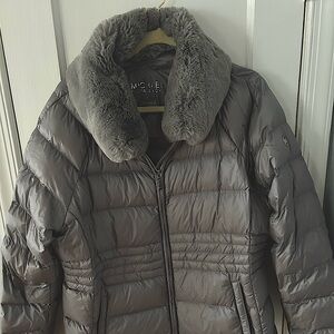 Gray Puffer Jacket